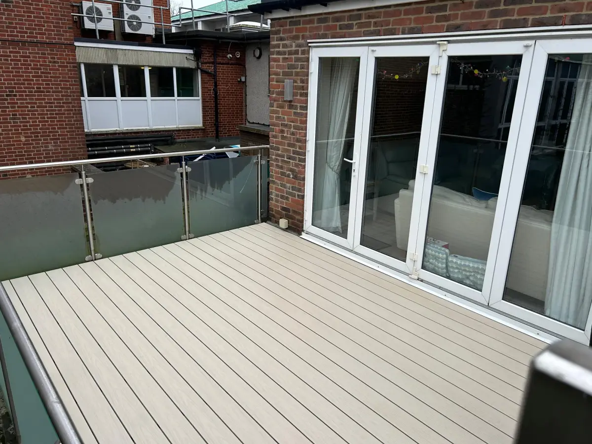 After: Composite decking replacement in Whetstone N20